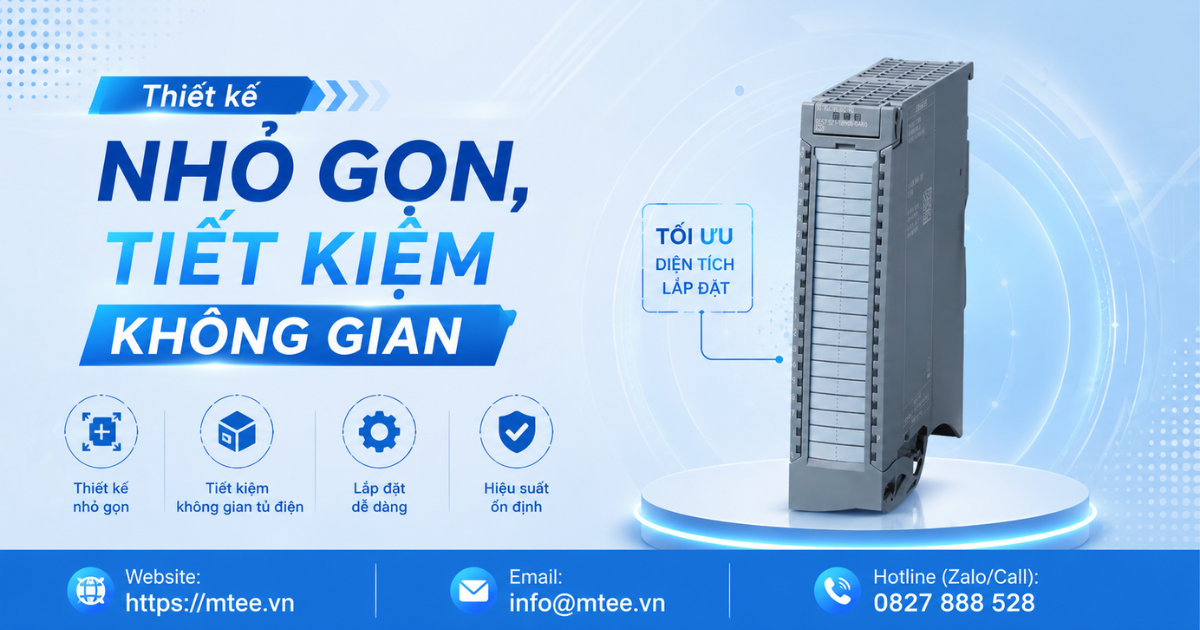 Thiết kế nhỏ gọn, tiết kiệm không gian