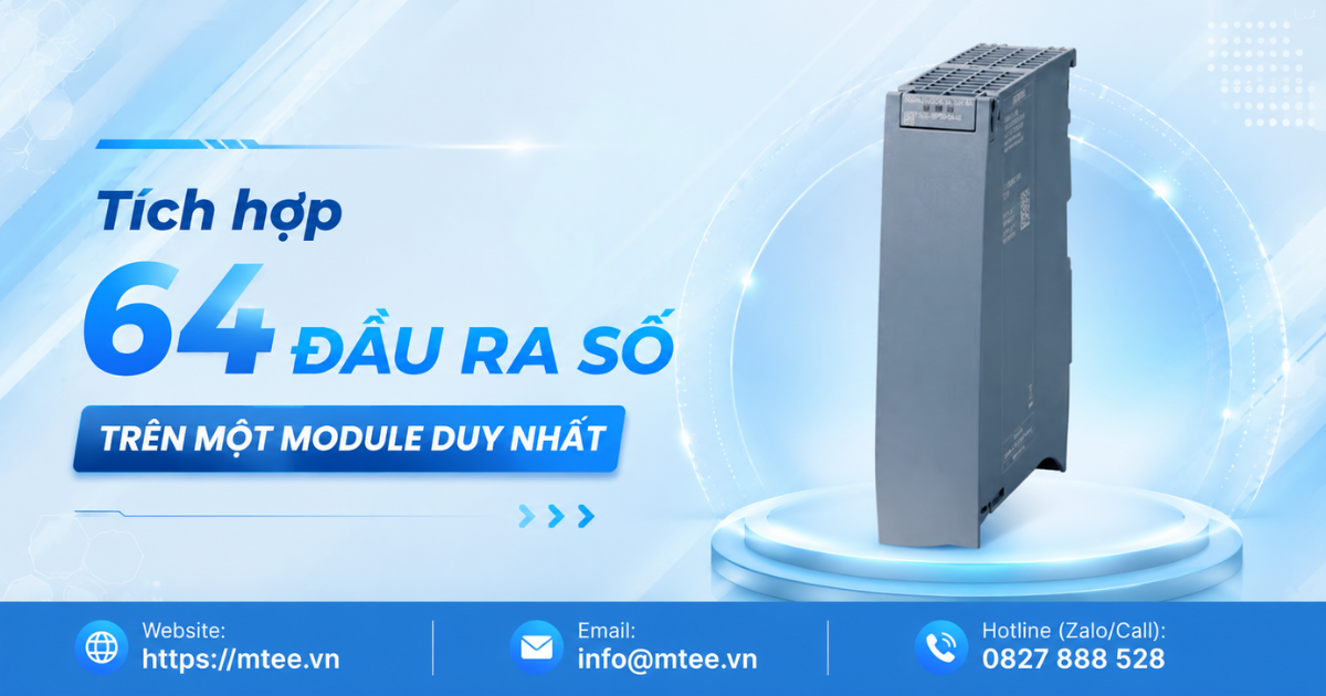 Tích hợp 64 đầu ra số trên một module duy nhất