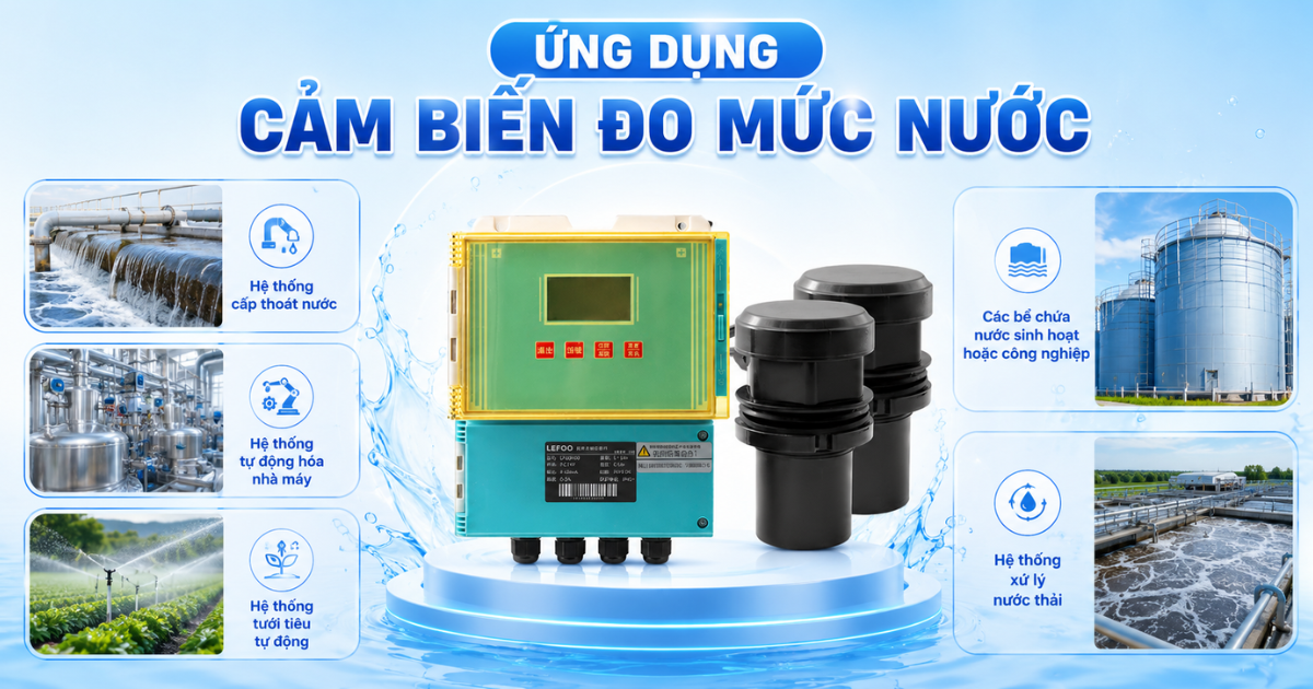 Ứng dụng cảm biến đo mức nước