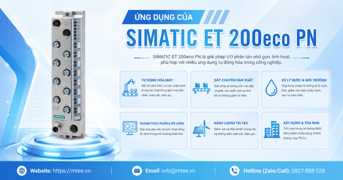 Ứng dụng của SIMATIC ET 200eco PN
