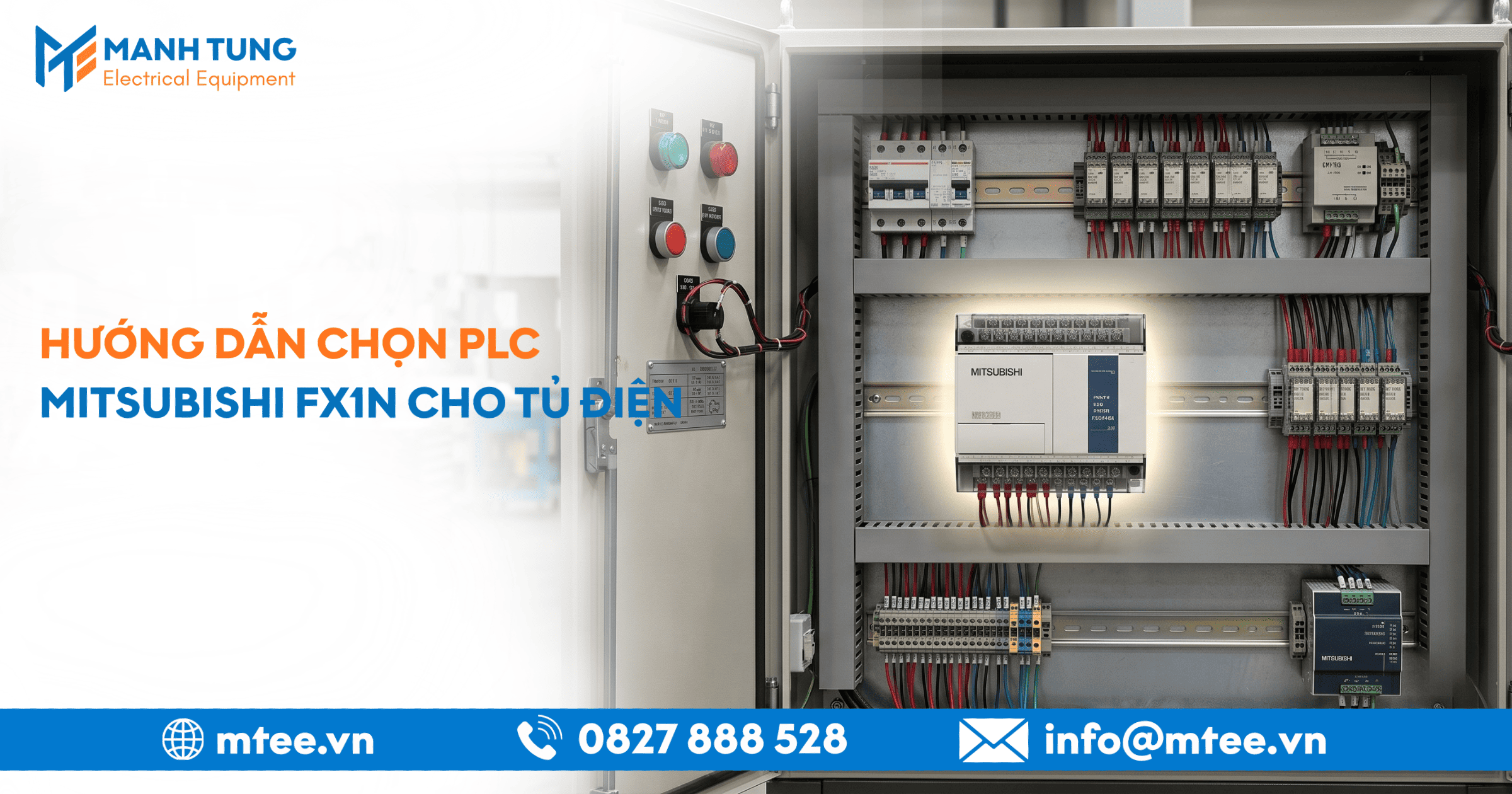 Hướng dẫn chọn PLC Mitsubishi FX1N cho tủ điện