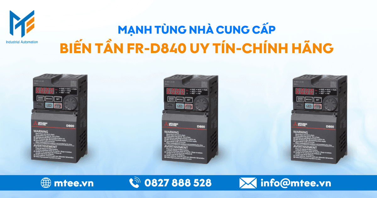 Mạnh Tùng nhà cung cấp Biến tần Mitsubishi FR-D840 uy tín chính hãng