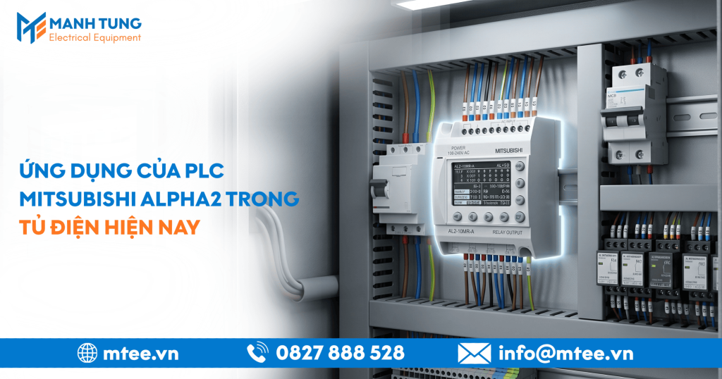 Ứng dụng của PLC Mitsubishi ALPHA2 trong tủ điện hiện nay