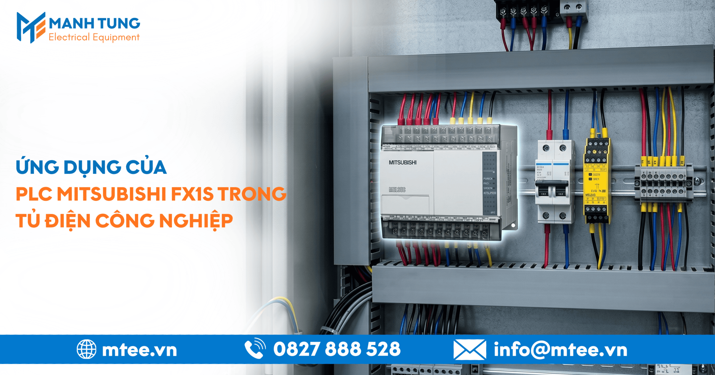 Ứng dụng của PLC Mitsubishi FX1S trong tủ điện công nghiệp hiện nay