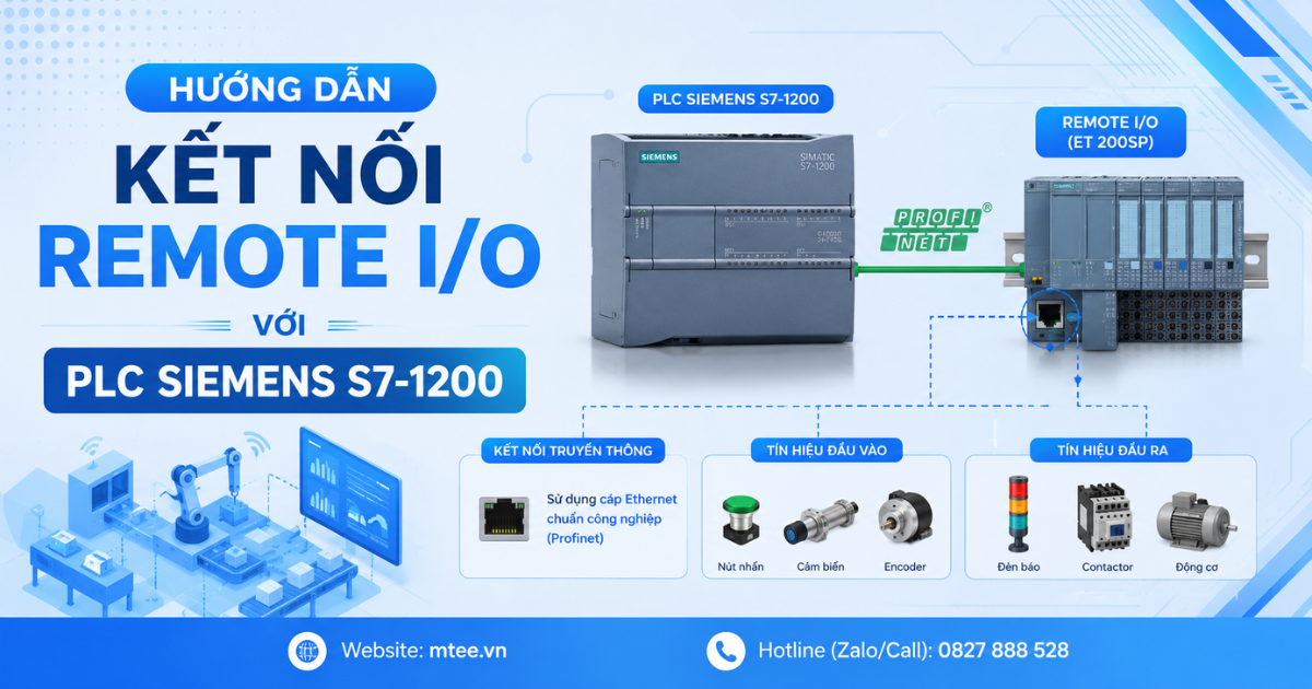 Hướng dẫn kết nối Remote I_O với PLC Siemens S7-1200