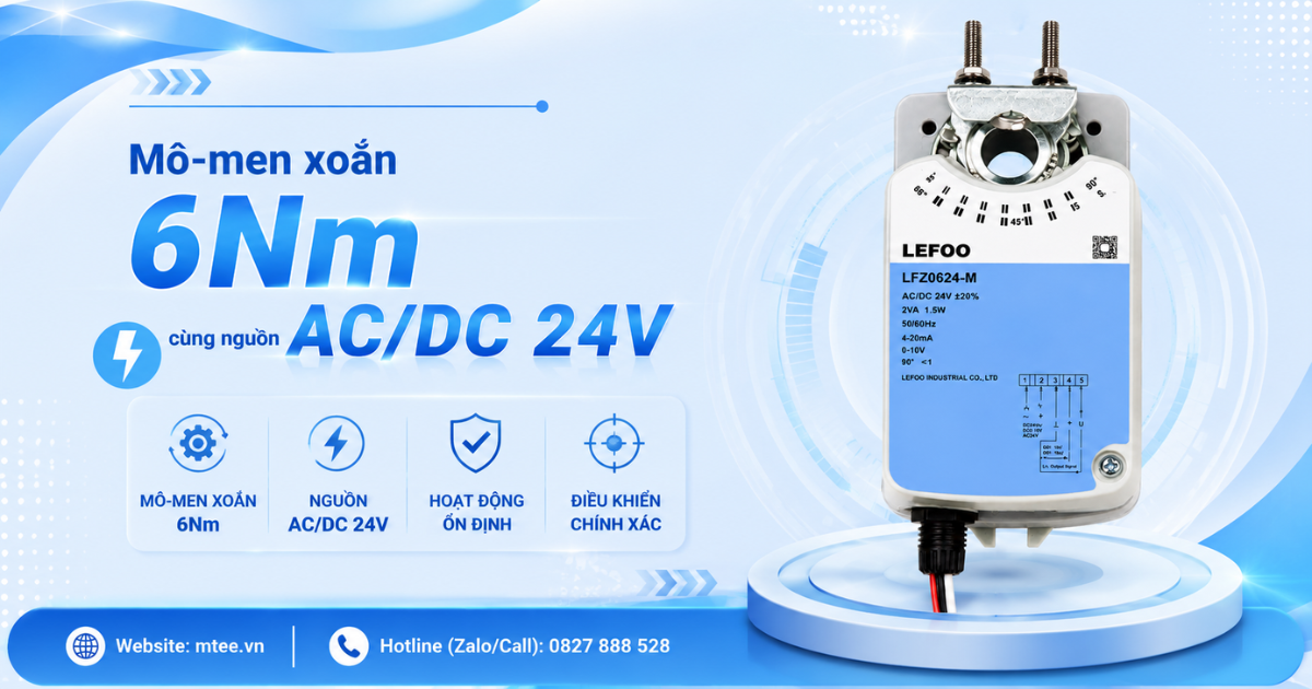 Mô-men xoắn 6Nm cùng nguồn AC_DC 24V