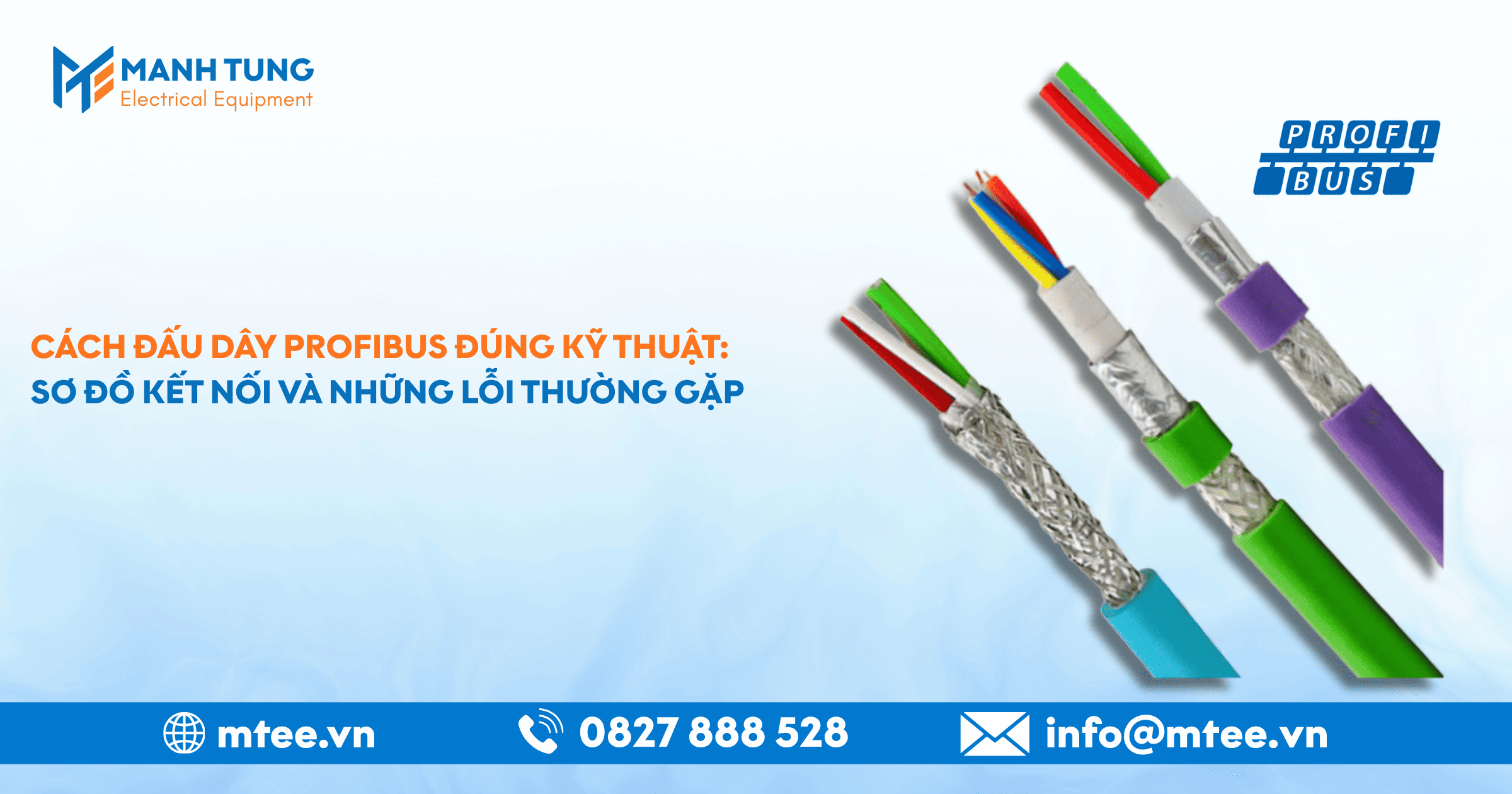 Cách đấu dây PROFIBUS đúng kỹ thuật: Sơ đồ kết nối và những lỗi thường gặp