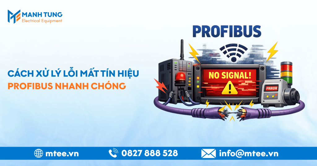 Cách xử lý lỗi mất tín hiệu PROFIBUS nhanh chóng tại hiện trường
