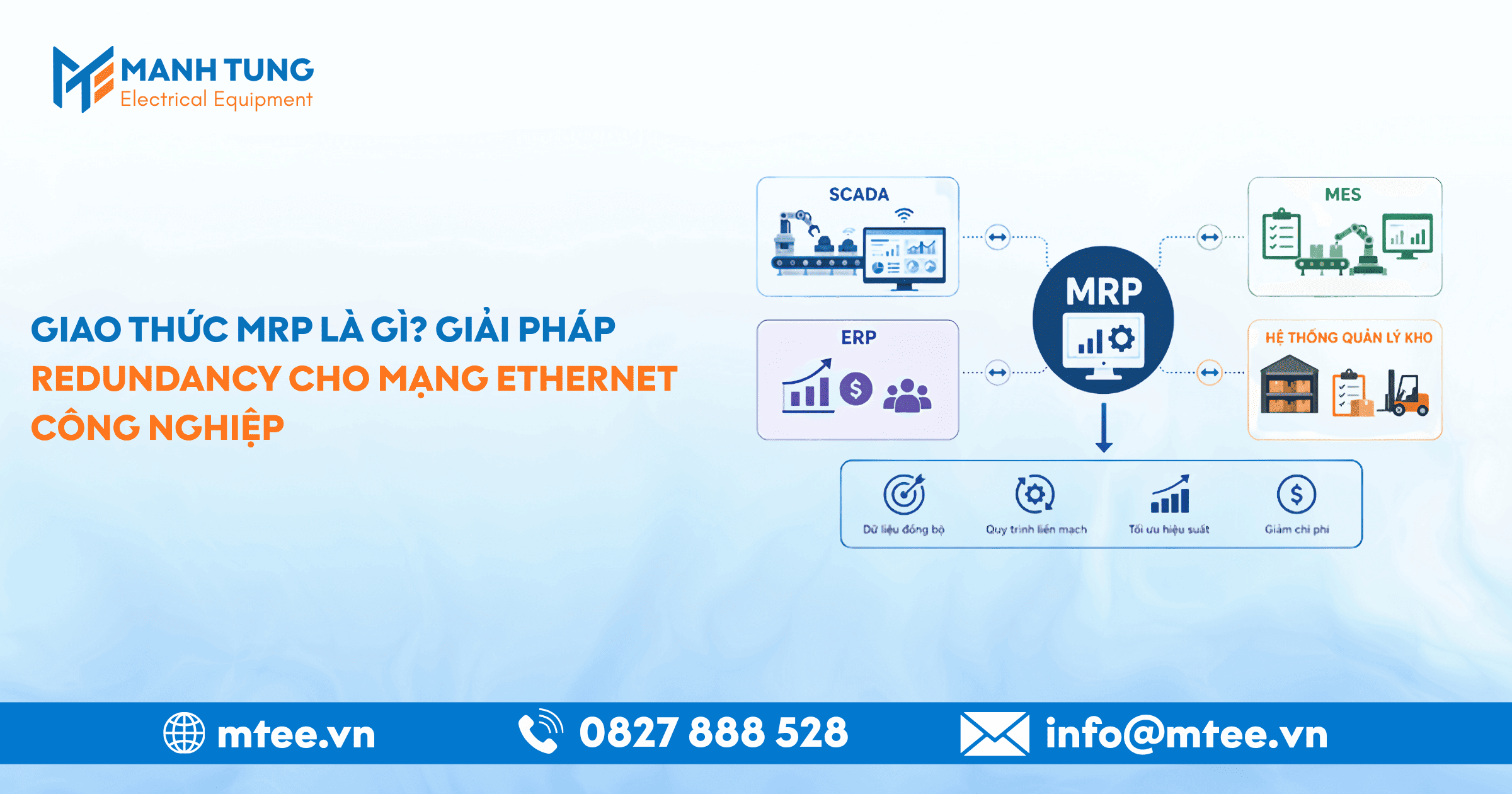 Giao thức MRP là gì? Giải pháp Redundancy cho mạng Ethernet công nghiệp