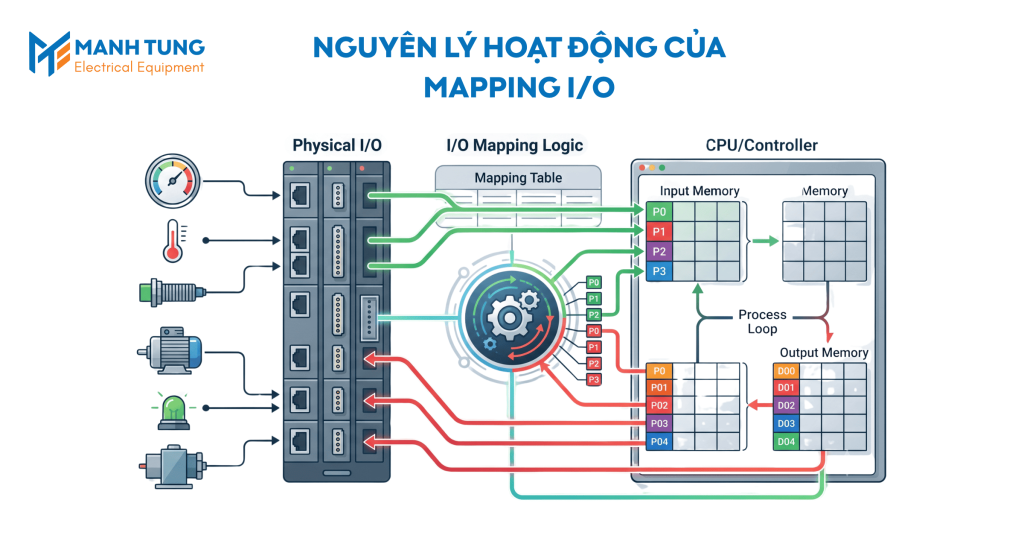 Nguyên lý hoạt động của Mapping I/O