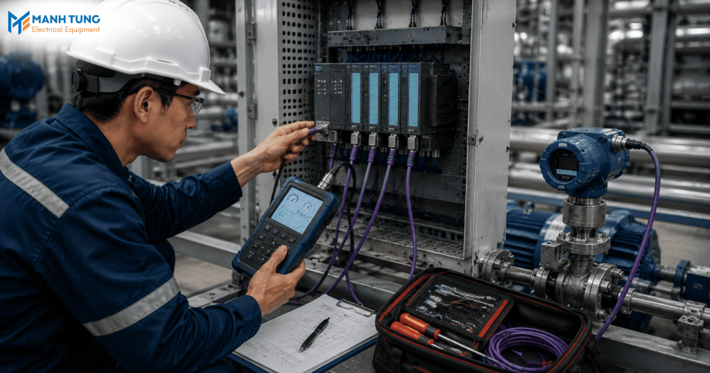 Quy trình kiểm tra baudrate tại hiện trường
