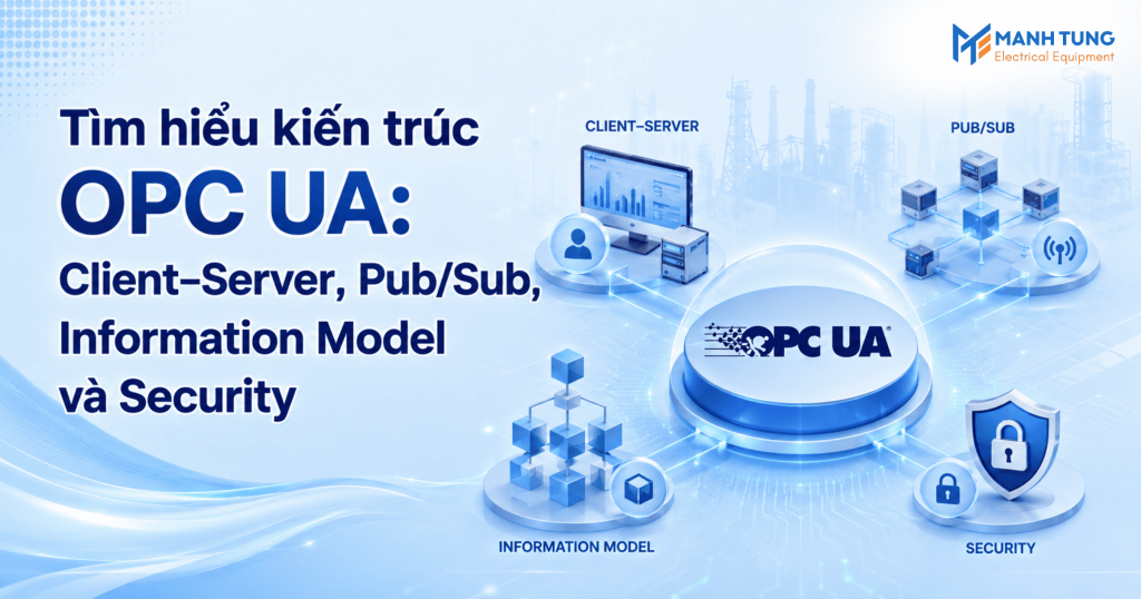 Tìm hiểu kiến trúc OPC UA: Client–Server, Pub/Sub, Information Model và Security