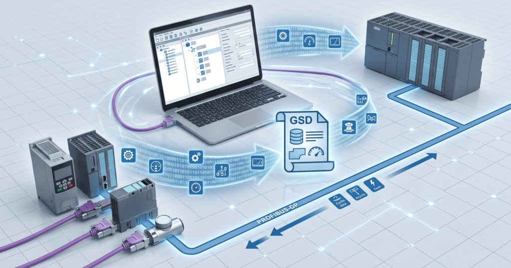 Vai trò của GSD trong quá trình cấu hình PROFIBUS