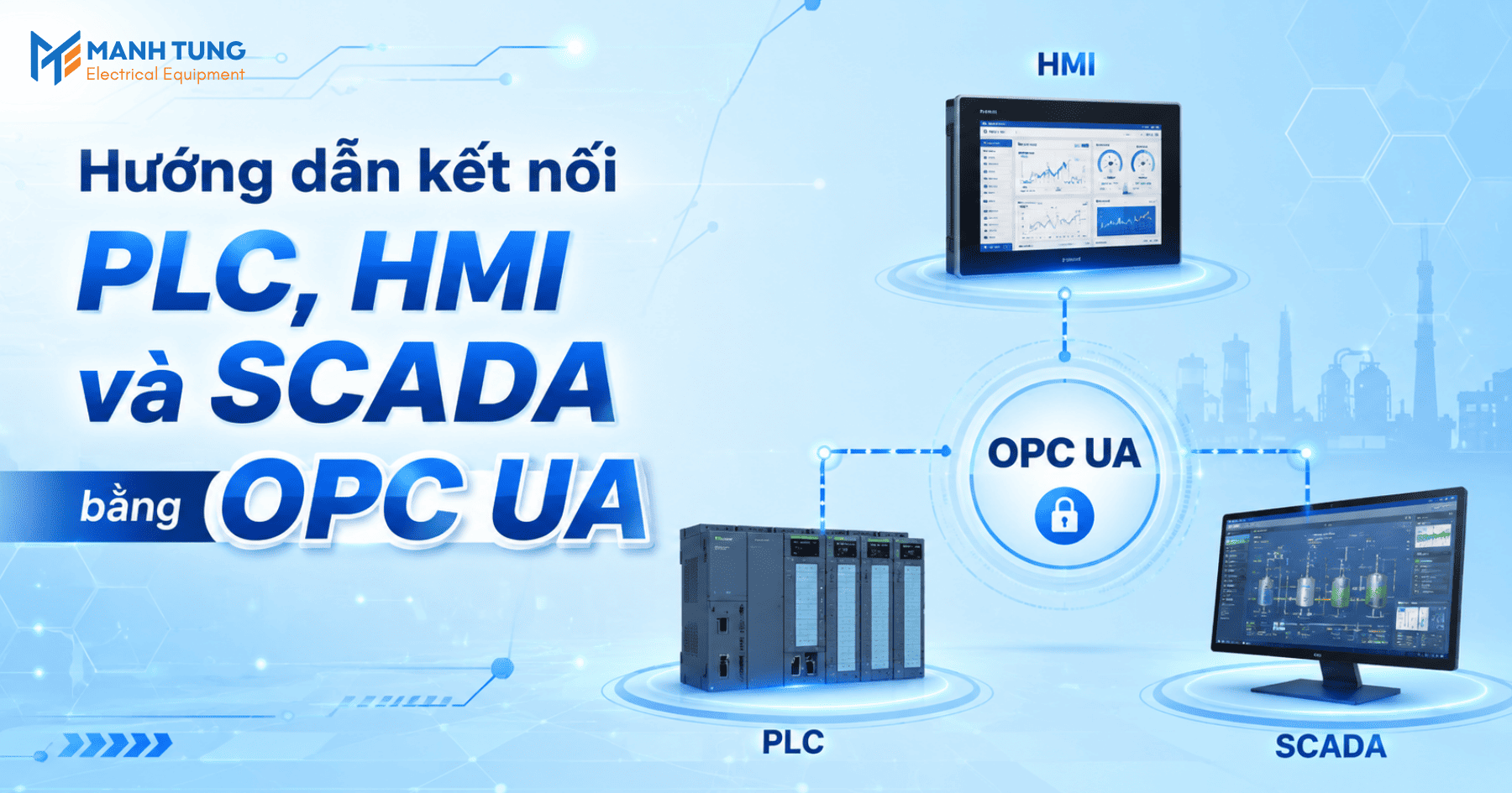 Hướng dẫn kết nối PLC, HMI và SCADA bằng OPC UA: Mapping dữ liệu và ví dụ Siemens S7
