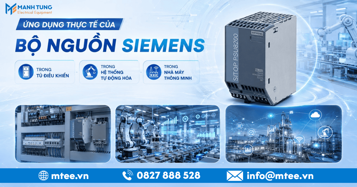 Ứng dụng thực tế của Bộ nguồn Siemens